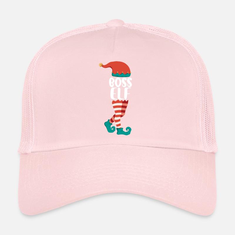 Christmas Elf Partner Look Design Elfes de Noël Casquette trucker 