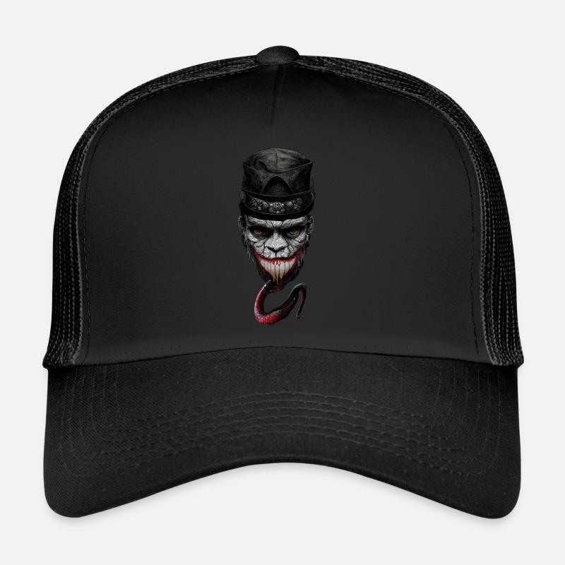 Monster Flaschengeist - Trucker Cap - Schwarz/Schwarz