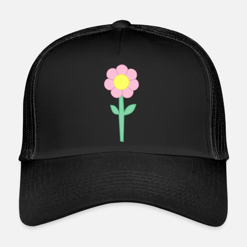 Fleur simple mais cute Casquette trucker 