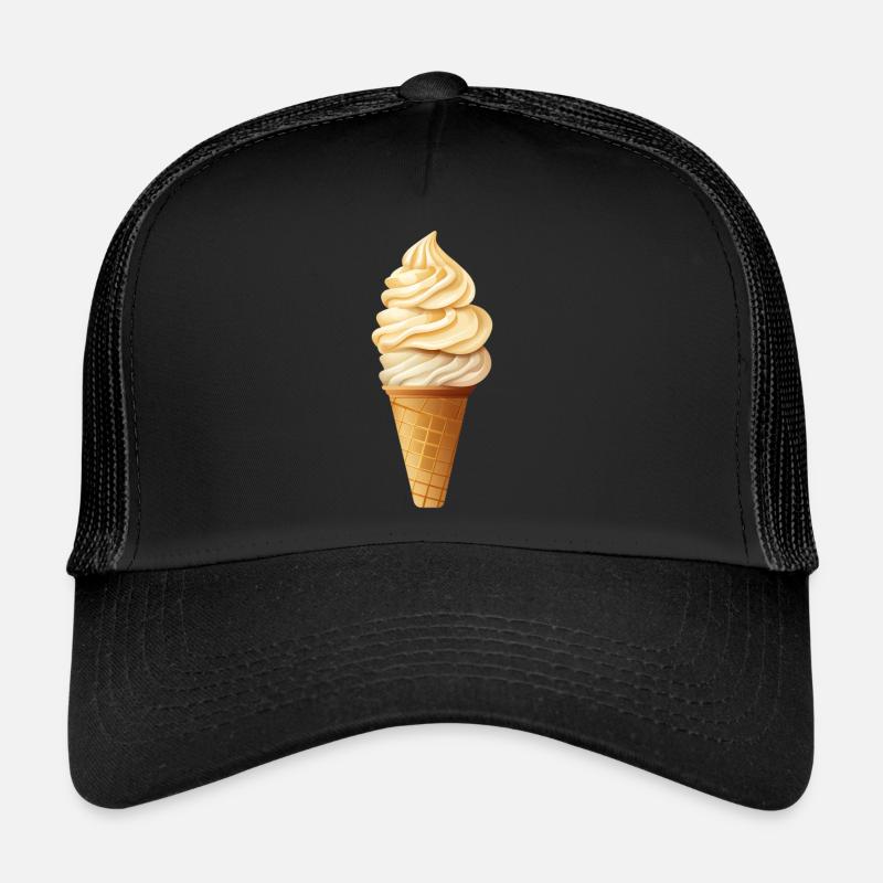 Glace - Casquette trucker  - noir/noir