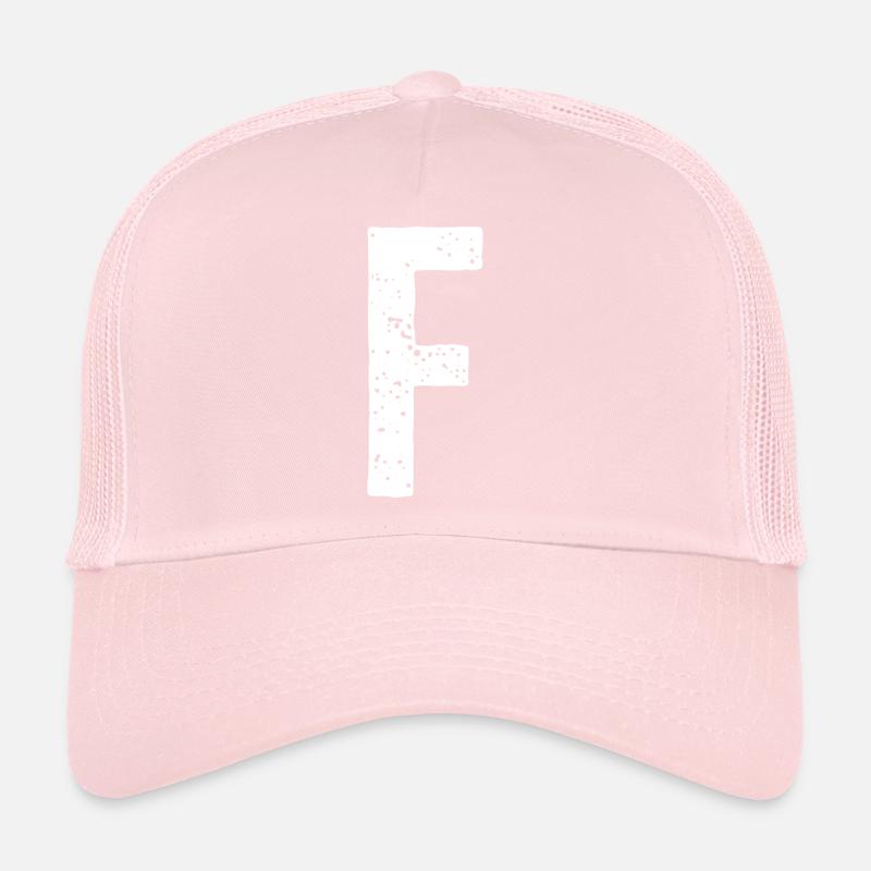 F-Buchstabe Trucker Cap