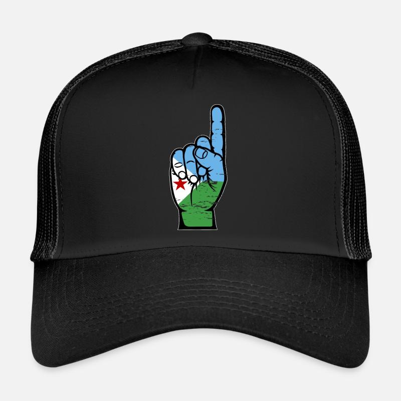 Dschibuti Flagge Nummer 1 used Trucker Cap