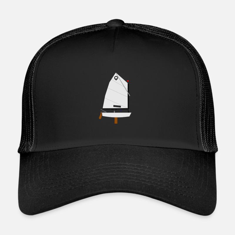 Optimist Riss - Trucker Cap - Schwarz/Schwarz
