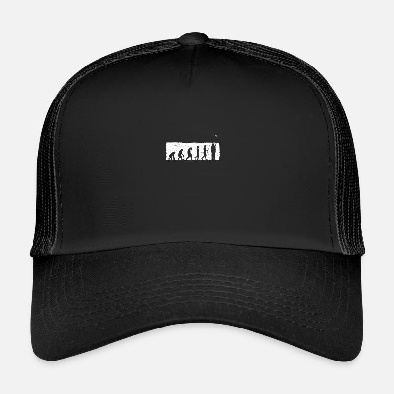 Lustiges Evolution Malerei Fun Outfit mit dem cool Trucker Cap