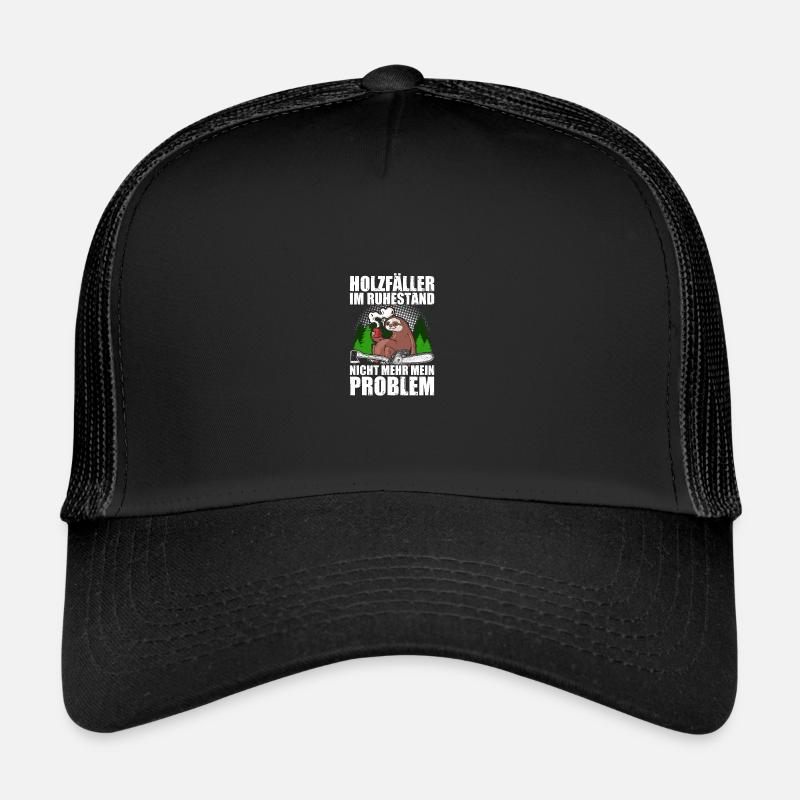 Bûcheron retraité forestier Casquette trucker 