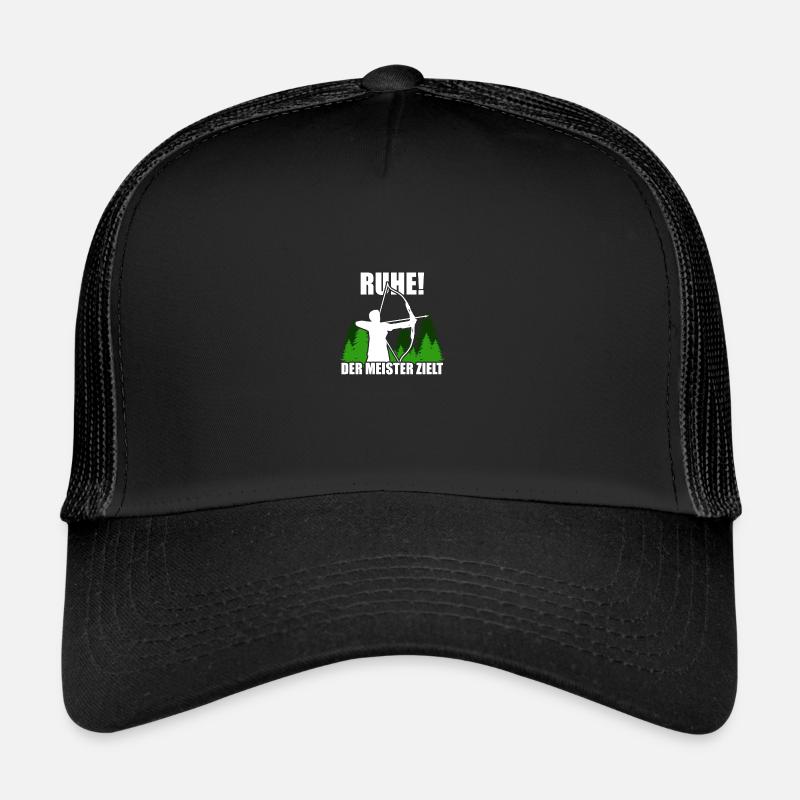 Der Meister Pfeil Bogen Bogenschießen Bogenschütze Trucker Cap