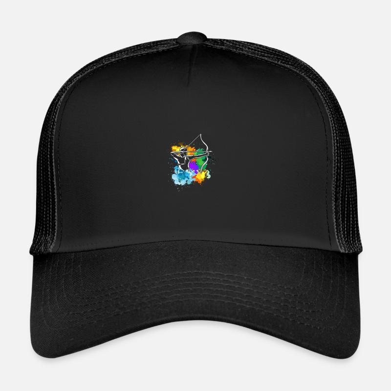 Bow and arrow Archery Archer Trucker Cap