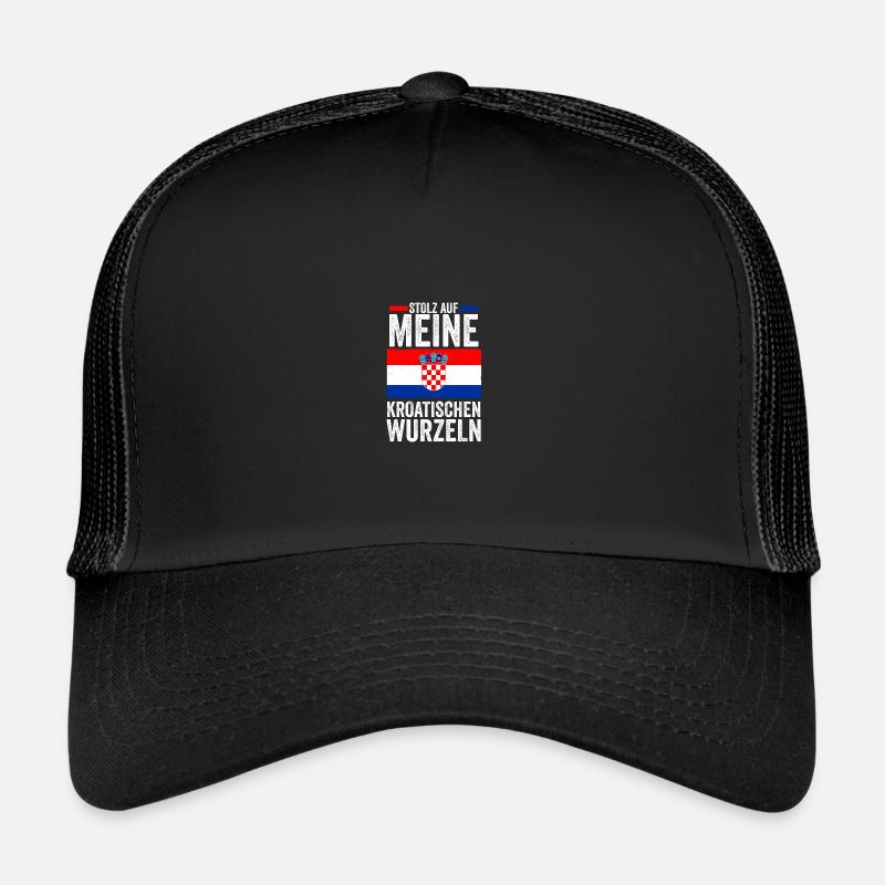 Kroate Kroatisch Kroatien Trucker Cap