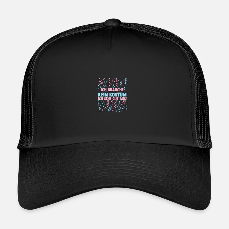 Costume de carnaval Carnaval Casquette trucker 