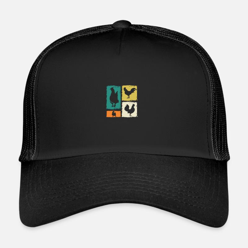 Poulet Coq Casquette trucker 