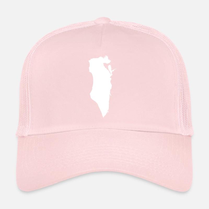 Drapeau de la carte de Bahreïn Casquette trucker 