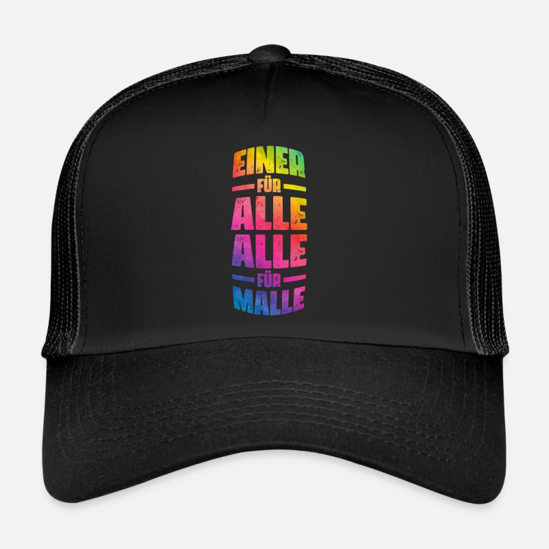 Malle Alle Für Einen Mallorca Spruch Trucker Cap