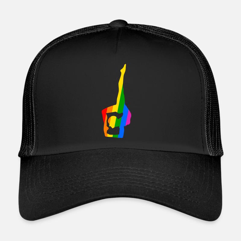 Yoga coloré en pose flexible Casquette trucker 