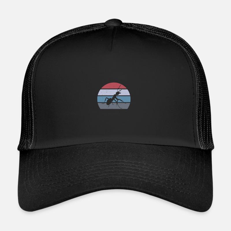 Ameise - Trucker Cap - Schwarz/Schwarz