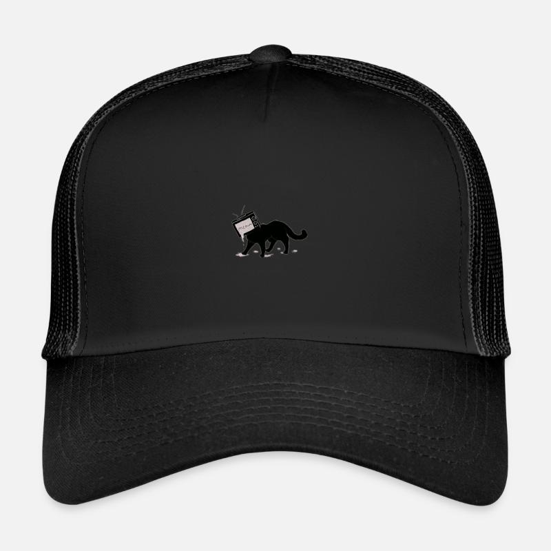 chaton - Casquette trucker  - noir/noir