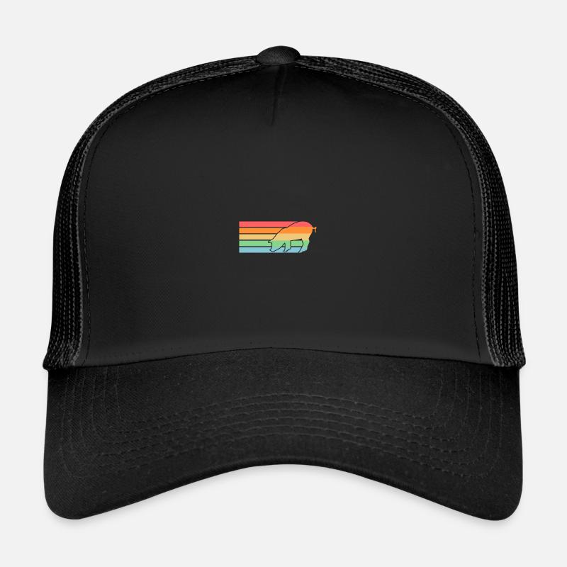 Schwein - Trucker Cap - Schwarz/Schwarz