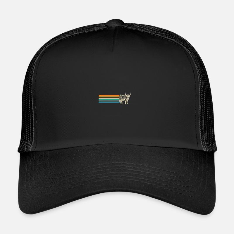 Cow Cattle Highland Cattle Trucker Cap