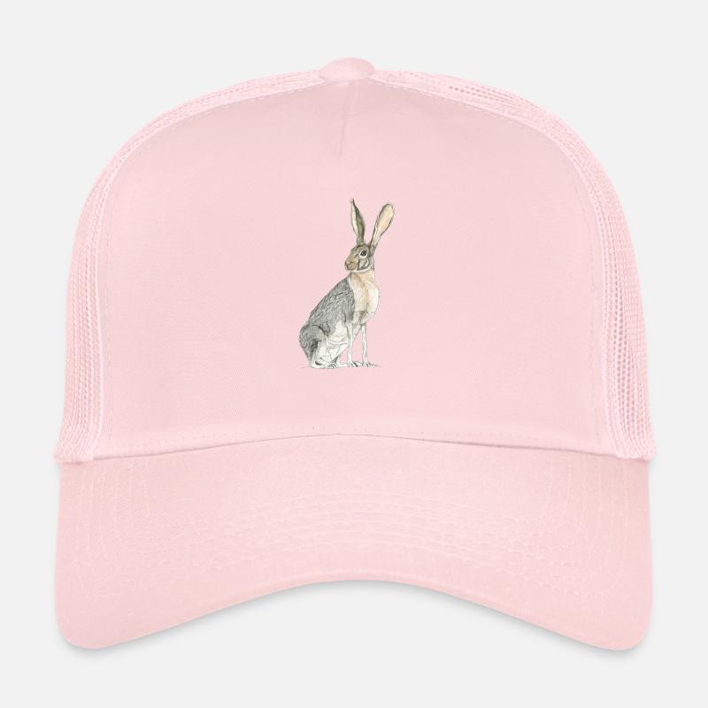 Rabbit with long spoons Trucker Cap