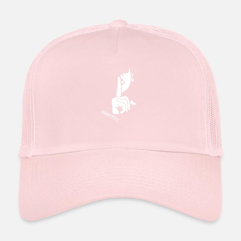 ssttt keep silent Trucker Cap
