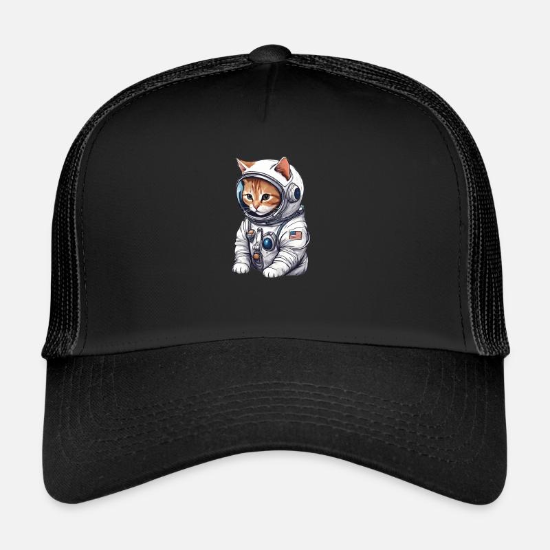 Chat mignon en astronaute Casquette trucker 