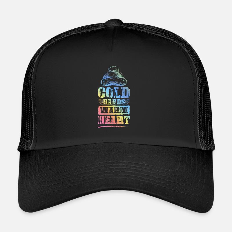 Cold Warm Heart Winter Trucker Cap