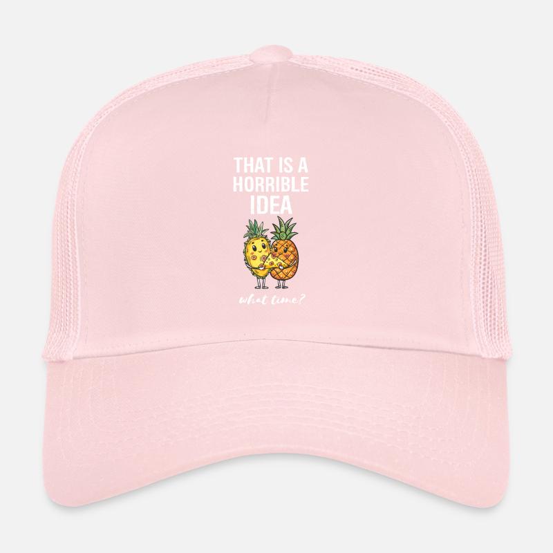 L’ananas appartient à la pizza Pizza à l’ananas Casquette trucker 
