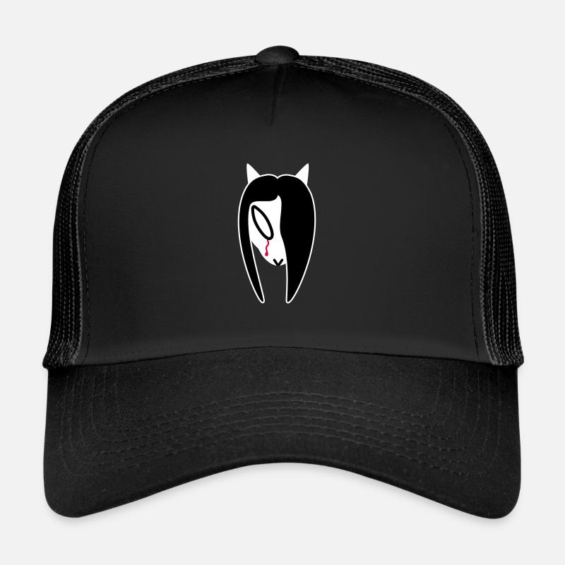 Risume - Casquette trucker  - noir/noir