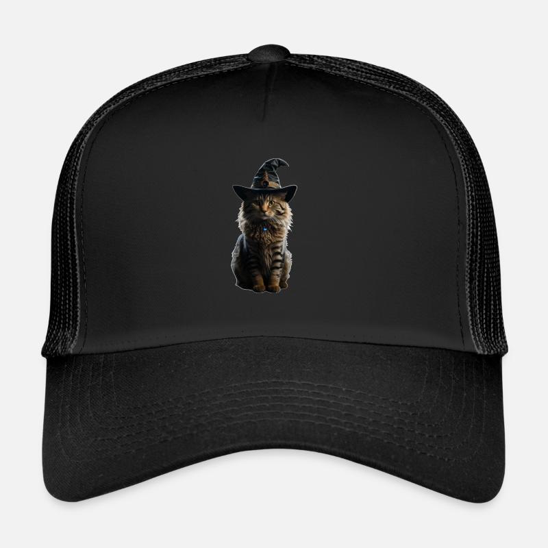 Hexenkater Halloween Trucker Cap