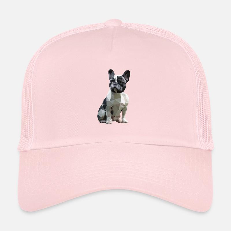 French Bulldog Low Poly Design Trucker Cap