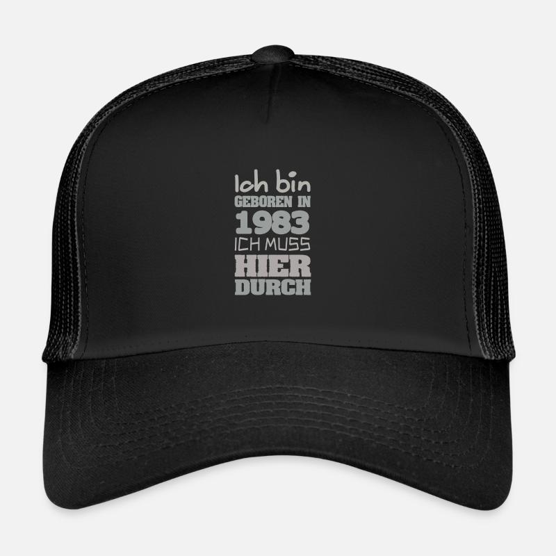 Né en 1983 Casquette trucker 