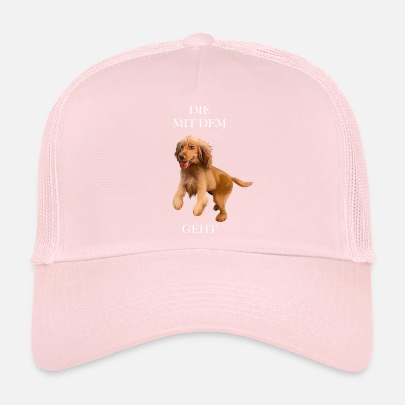 Die mit dem Hund geht/ Cocker Spaniel Trucker Cap