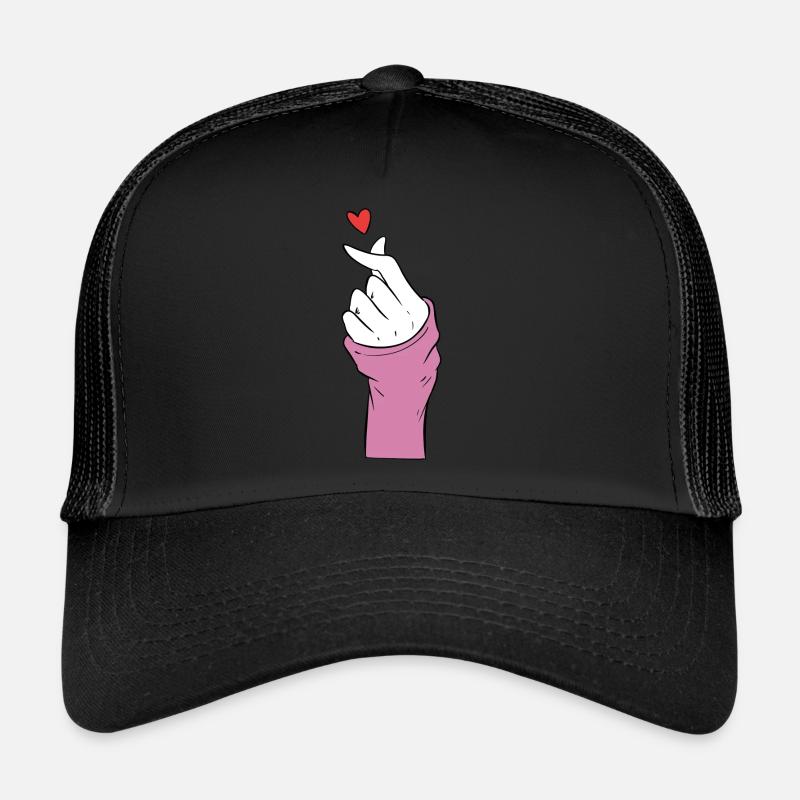 K-pop K Drame Signe d'Amour Casquette trucker 