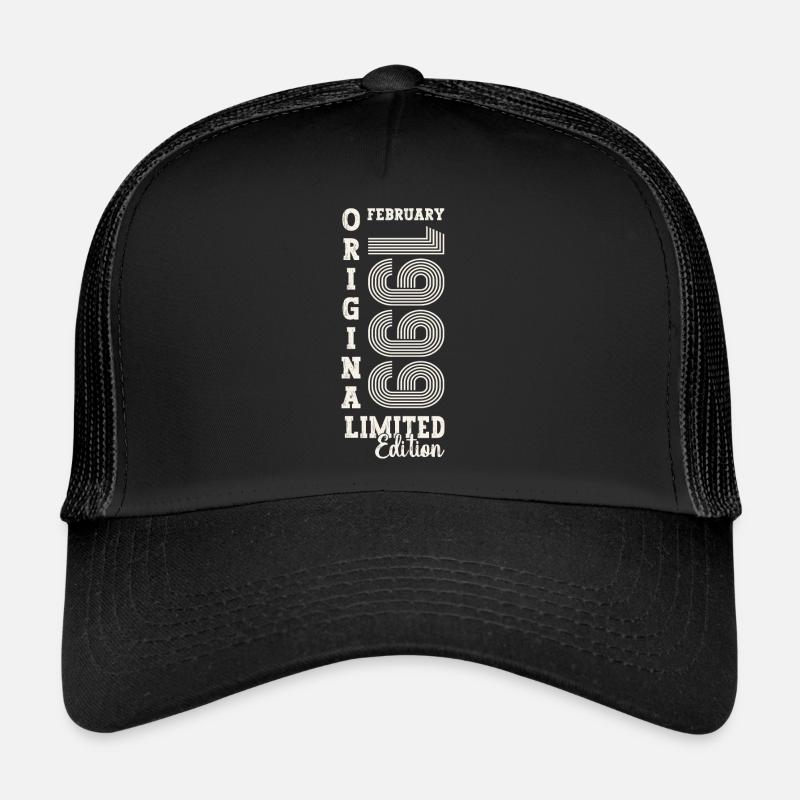 February born 1999 24th birthday gift man Trucker Cap