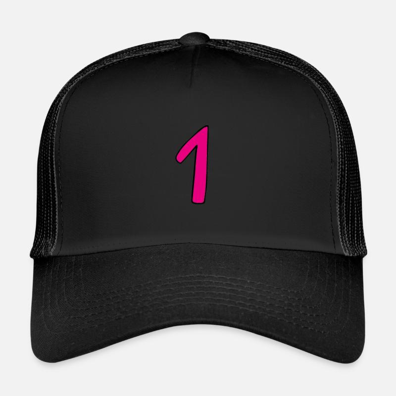 1 en rose Casquette trucker 