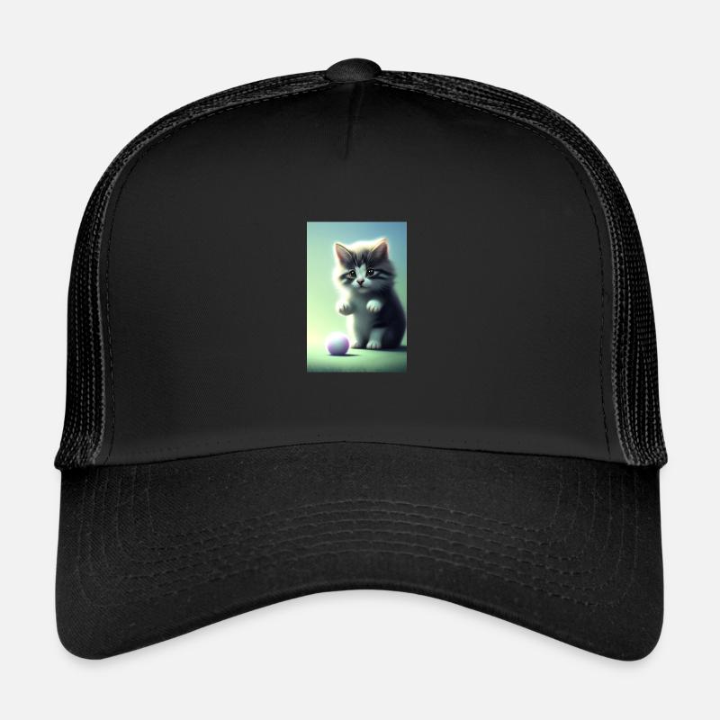 Petit bébé chat mignon Casquette trucker 