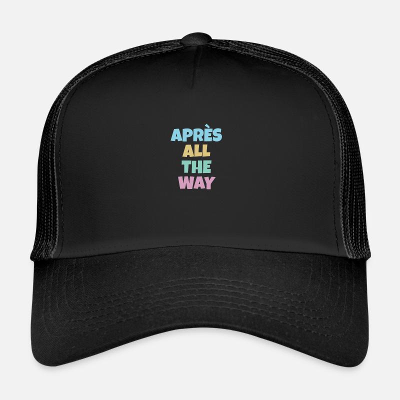 Après all the way - Trucker Cap - black/black