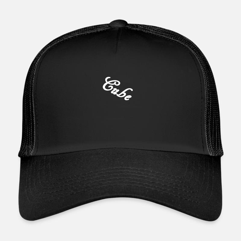 Cube2 - Trucker Cap - Schwarz/Schwarz