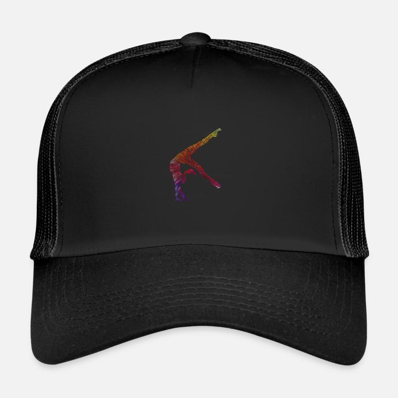 Gymnastic - Premium Design - Trucker Cap - Schwarz/Schwarz