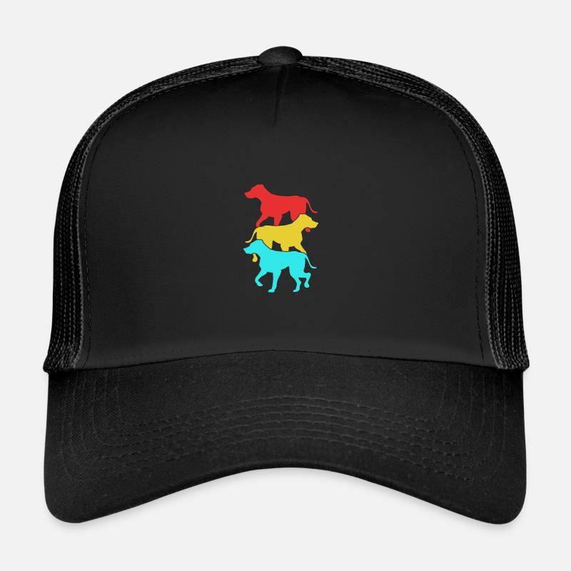 Rhodesian Ridgeback - Trucker Cap - Schwarz/Schwarz