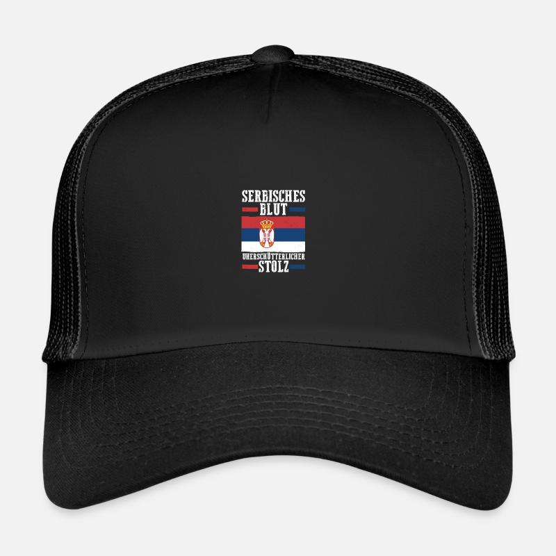 Serbe Serbe Serbie Casquette trucker 