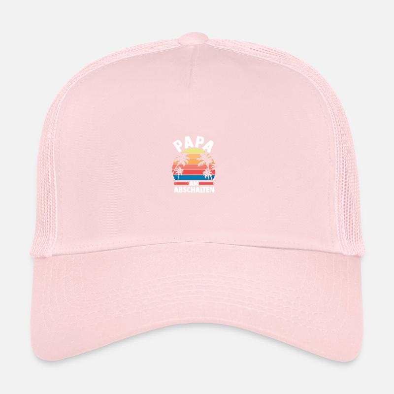 Vacation Vacationer Father Dad Trucker Cap