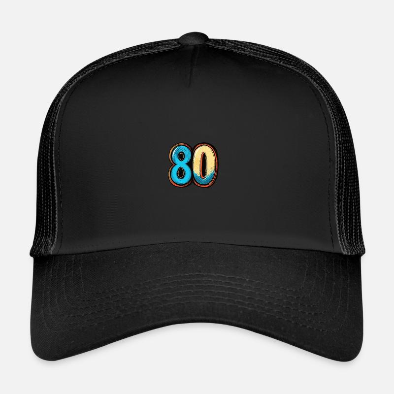 80 Zahl Comic Trucker Cap