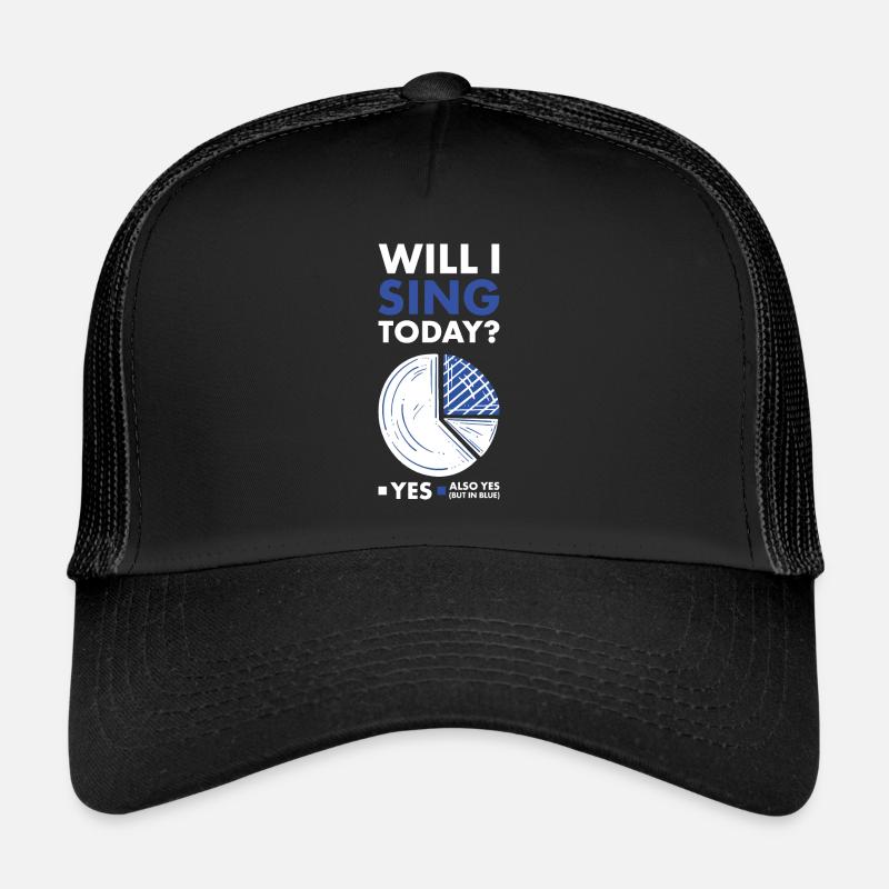 Singer Will I Dance Today Trucker Cap