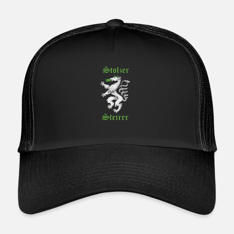 Stolzer Steirer - Trucker Cap - Schwarz/Schwarz