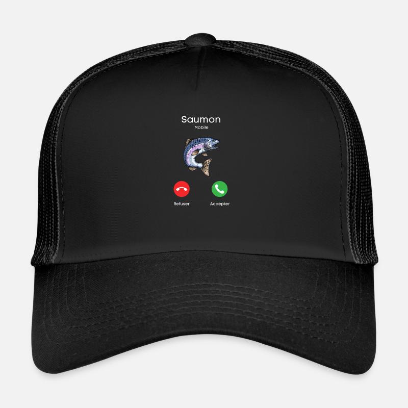 appel de saumon Casquette trucker 