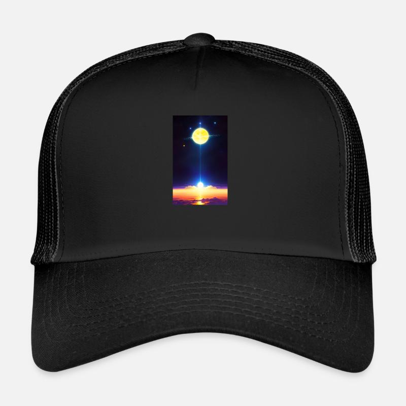 Système solaire | Planètes | Espace | Étoile Casquette trucker 