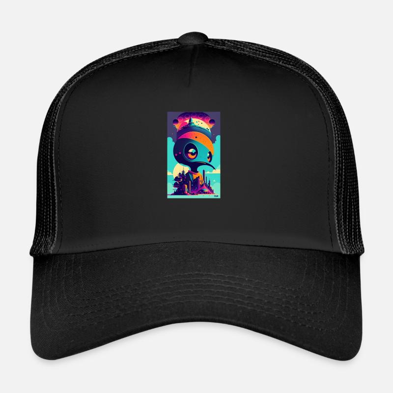 Alien | UFO | Raumschiff | UAP | außerirdische Trucker Cap