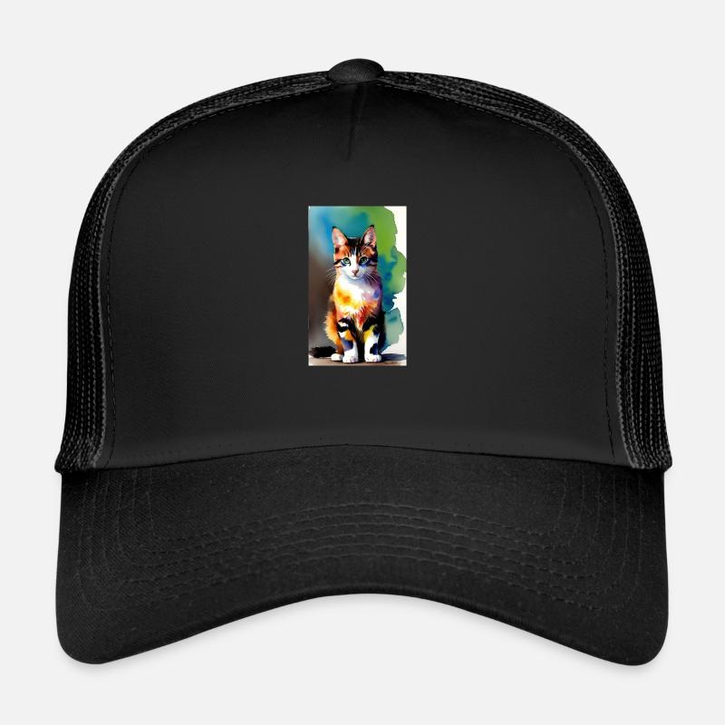 Chat | Animal de compagnie | Fan de chat | mignon | Chaton Casquette trucker 