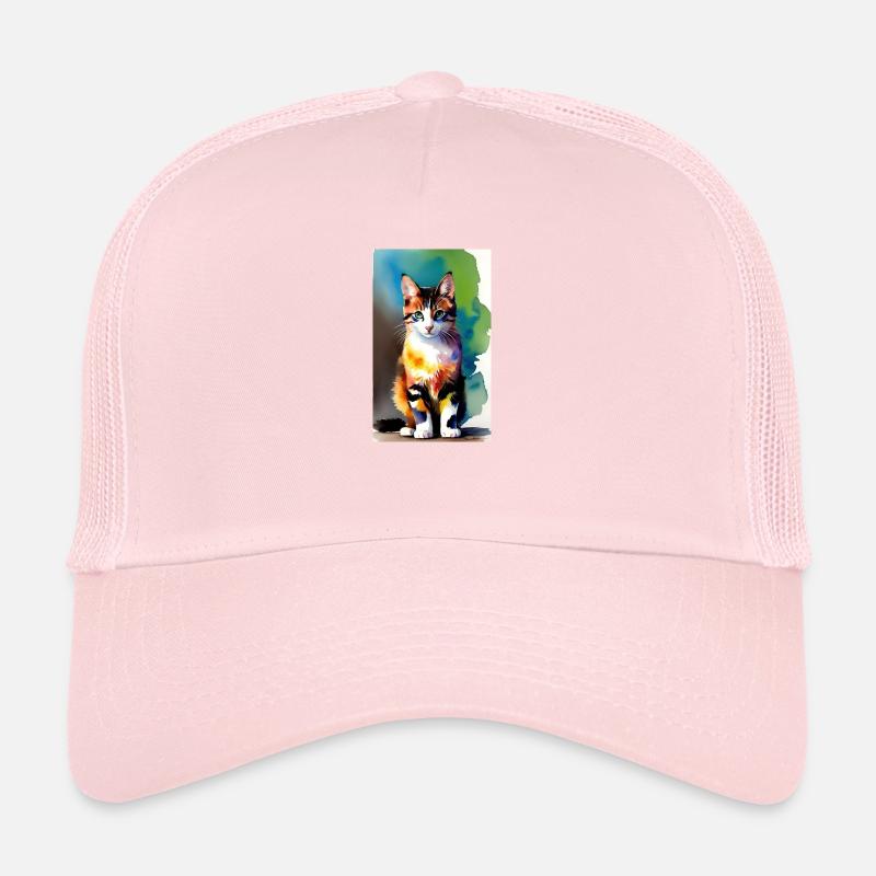 Chat | Animal de compagnie | Fan de chat | mignon | Chaton Casquette trucker 