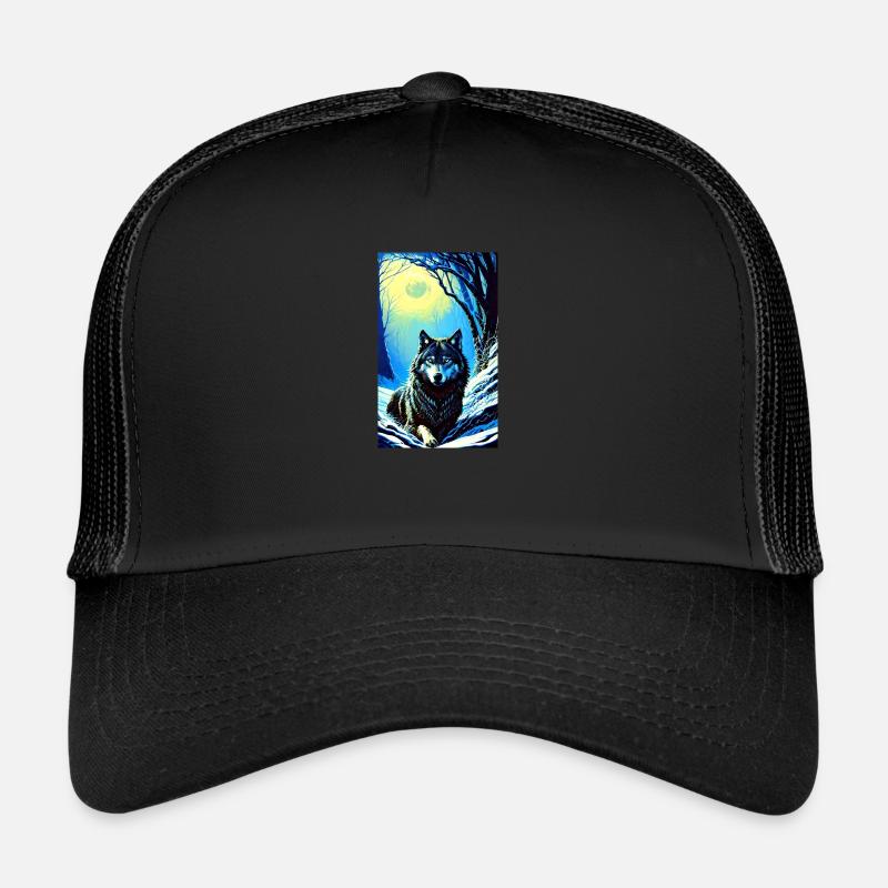 Wolf | Predator | Dog | Mystical Trucker Cap